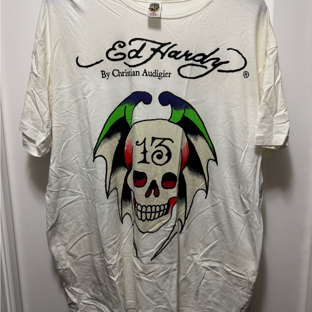Vintage ed Hardy shirt made in USA xxl